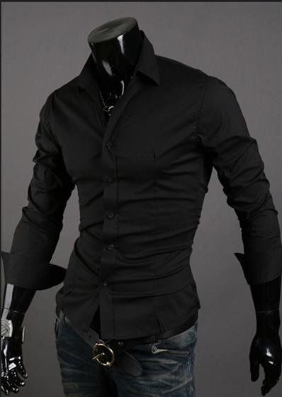 Camisa Social Heegrand Slin Fit estilo luxo  - Preta